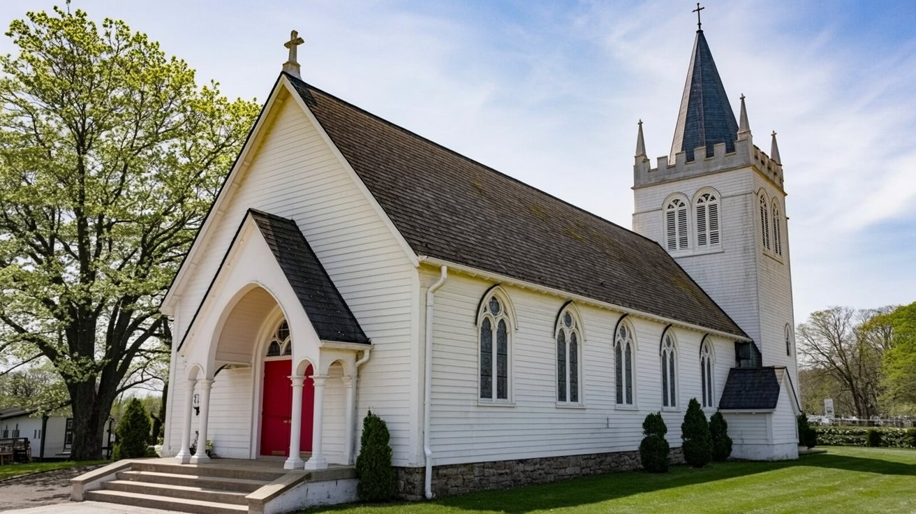 an image of a classic Anglican church